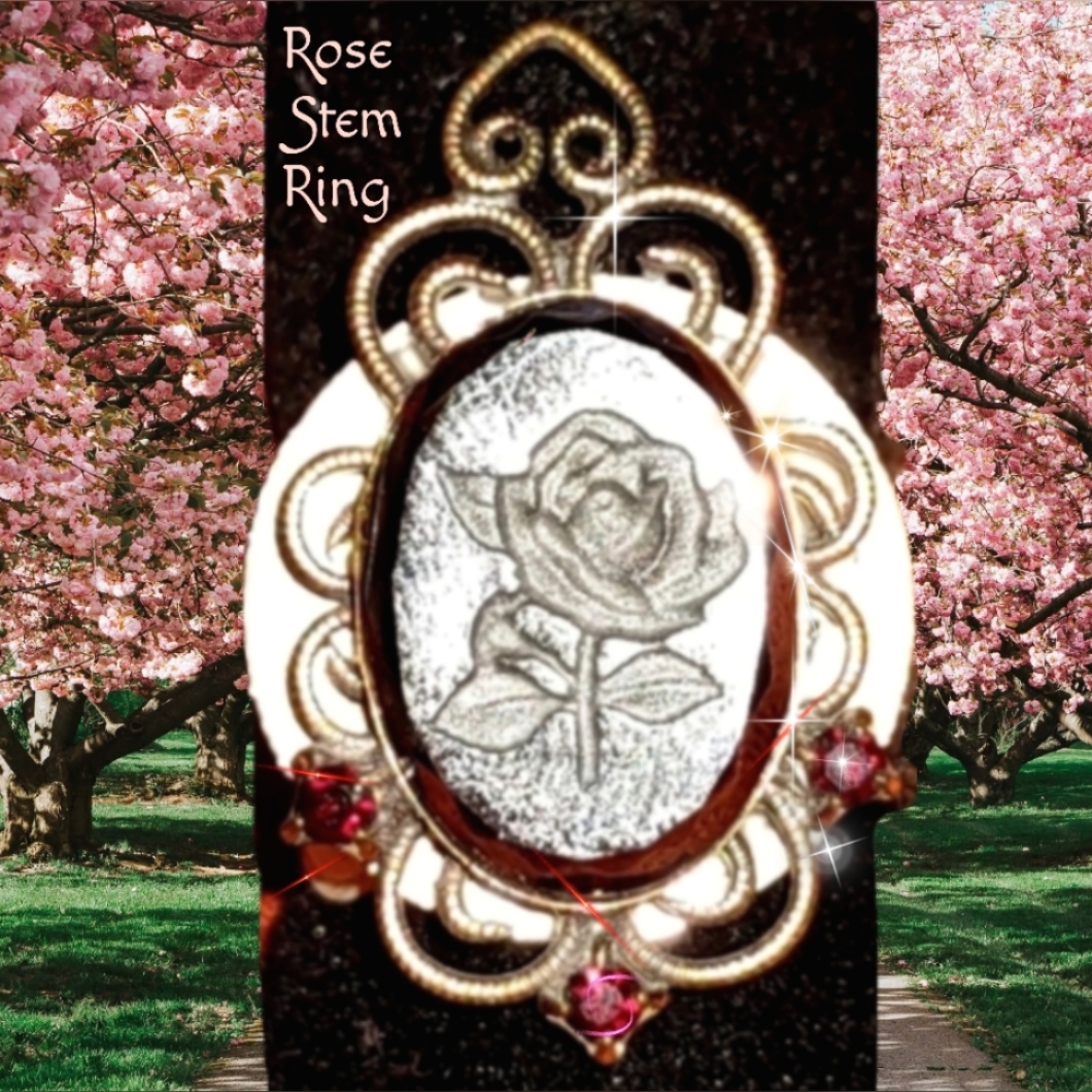 Vintage Rose Ring Upcycled Project